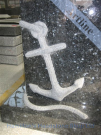 Carved Anchor Headstone