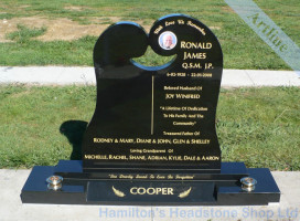 Koru Headstone