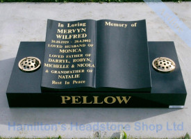 Book Desk Headstone