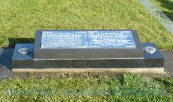 Double width Desk Headstone