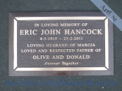 Bronze Memorial Plaque