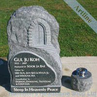 Rocked Headstone