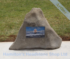 New Zealand Rock Headstone