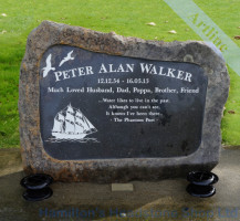 New Zealand Rock Headstone